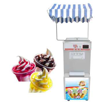 Máquina de helado de servicio suave comercial profesional CE