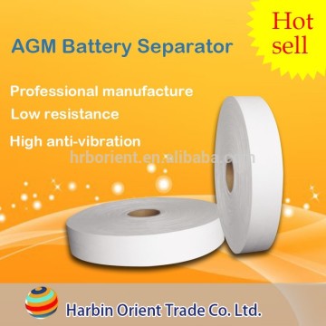 China high quality Lead acid battery AGM separator