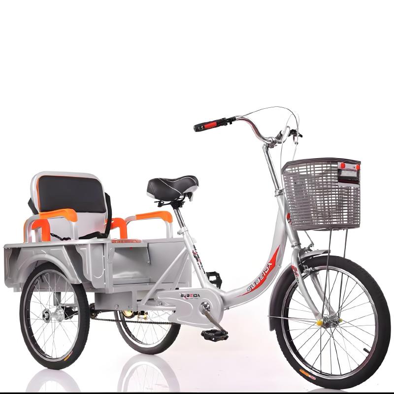 Human powered pedal tricycle