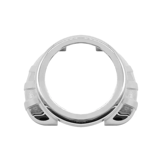 3.0 Inch Plastic HELLA 3R G5 Q5 Bi-Xenon LED Projector Lens Shroud Chrome Cover