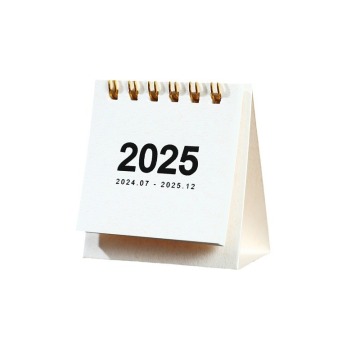Kawaii Simple Mini Desk Calendar 2025