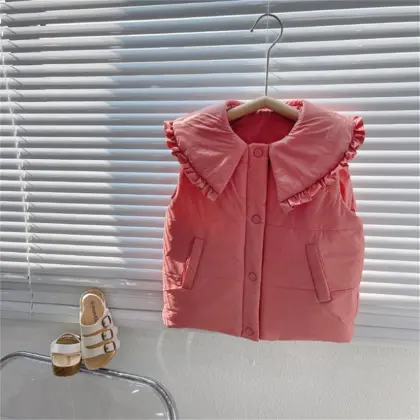 Children's Large Collar Down Vest