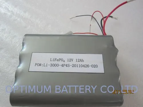 Lifepo4 12v12ah For E-bicycle Battery Pack,lithium Iron Phosphate Batteries