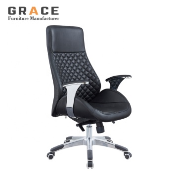 High Quality Modern Luxury Black Adjustable Ergonomic Executive Office Chairs