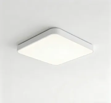 Sleek Square Ceiling Lamp Featuring LED Panel Technology