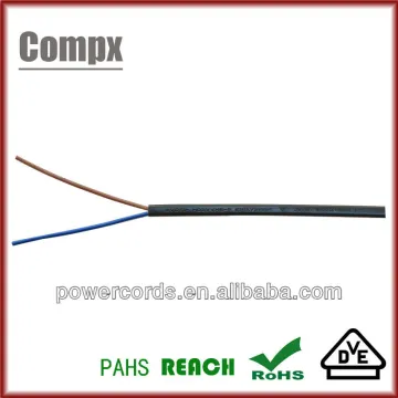 VDE pvc sheathed power cable H03VVH2-F H03V2V2H2-F