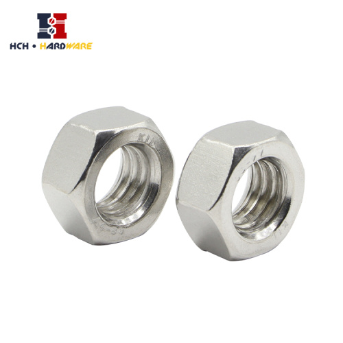 Stainless Nutserts 304 Stainless Steel Finished Hex Nuts Supplier