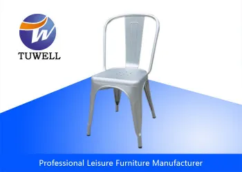 Armless Aluminum Metal Tolix Chairs For Office / Living Room , Patio Bar Stools