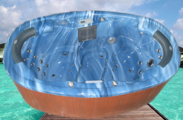 Blue Hot Tub