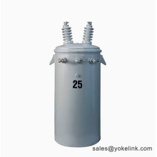 Egyfázisú oszlopra szerelt transzformátor vidéki áramellátáshoz