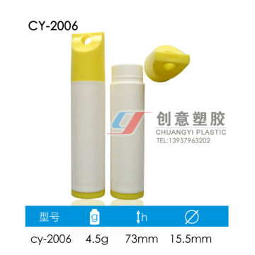 2014 hot selling popular lip balm tube,empty lipbalm tubewith Model CY-2006