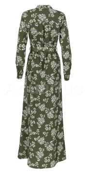Grün Stilvolles und elegantes bedrucktes Kleid