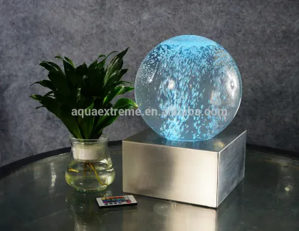 LED colorful Magic bubble sphere,table top fountain Magic ball