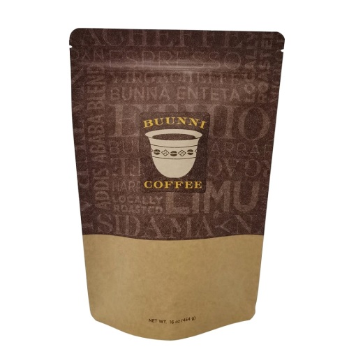 High Quality Kraft Paper Stand Up Coffee Bag