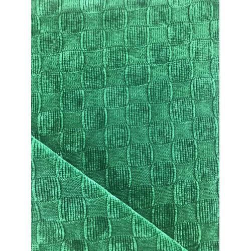 Polyester Jacquard Knitted Chenille Fabric for Fall Garment