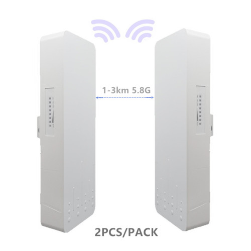 2 pieces 1-3km 300 Mbit open router CPE 5.8G wireless access point router Wi-Fi bridge device wifi extender dual band repeater