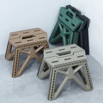 Modern Simplicity Adjustable Plastic Hand Household Children Bench Fishing Folding Camping Chair