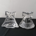 Hot Sell Bell Shape Glass Ornament/Tealight Candle Holder