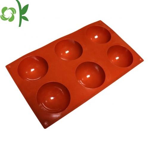 Grand moule à gâteau semi-sphérique en silicone