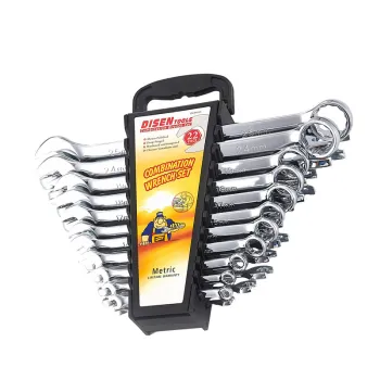 Factory Supply Cheap Carbon Steel Wrench Plastic Rack Kit