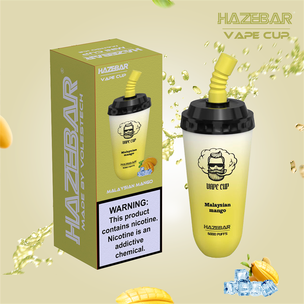 Original Hazebar Vape Cup Vape Big 6000 puffs