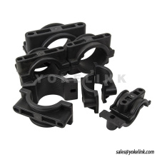 Vysokonapěťové dvouděrové plastové kabelové příchytky Jednožilová spona na nylonové lano