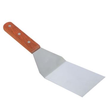 Wholesale Kitchen Grill Turner Wood Scraper Spatula for Cooking