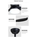 Hot Remote Control Abs Black Blades Ceiling Fan