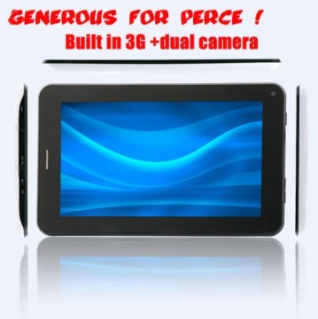 top seller 7 inch 3G TABLET touch screen Allwinner A13  Android 4.0