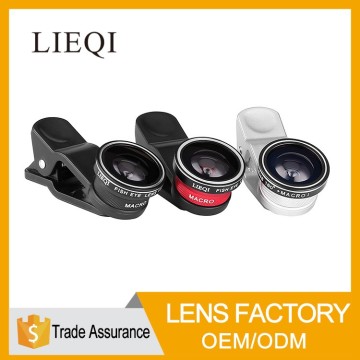 Hot sale newest cheap super wide 0.4x universal clip lens lieqi rear camera lens for phone