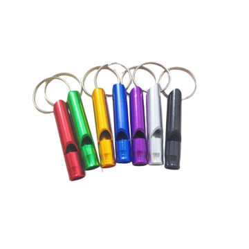 JIURAN Wholesale Mini Aluminum Metal Outdoor Emergency Safety Survival Rescue Whistle