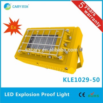 oil gas energy saving led explosion proof light, 50W explosion proof led light for hazardous areas