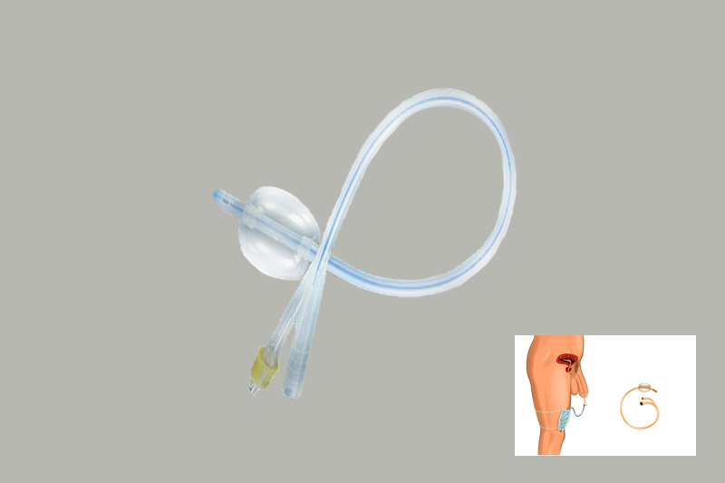 foley catheter linked with urine bags