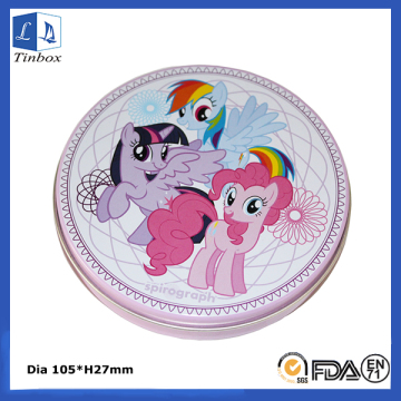 Round Metal Candy Tin Packaging