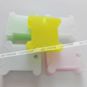 Bobbin Hang Card thread coiling craft colorful card plastic shapes tools for cross stitch sewing embroidery