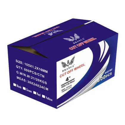 Durable 4" BRANCA Cutting Wheel 107x1.2x16mm - Black Disc for Sale