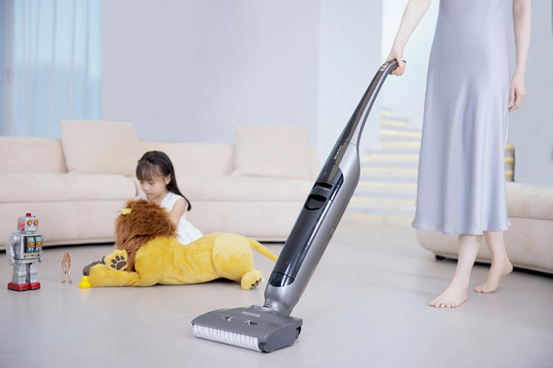 Household floor scrubber