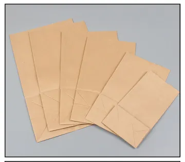 SOS kraft paper bag without printed