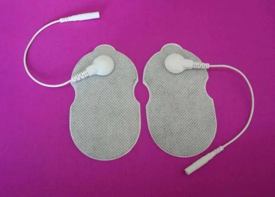 Self Adhesive Electrode With 2.0mm Pin Wire,  Non-woven Fracture Treatment Instrument Electrode Pad, Tens Unit Pads