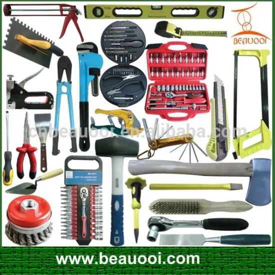 Pliers Wrenches Screwdrivers Cutter Knife Measuring Tape Hammer.etc Different Kinds OF Hand Tools