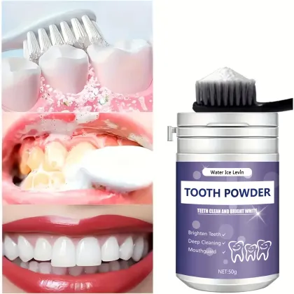 Revitalizing Mint Tooth Powder: Effectively Removes Stains, Promotes Healthy, Brighter Smiles