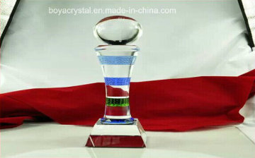 Colorful Nice-Looking Crystal Ball Trophy for Teacher and Students