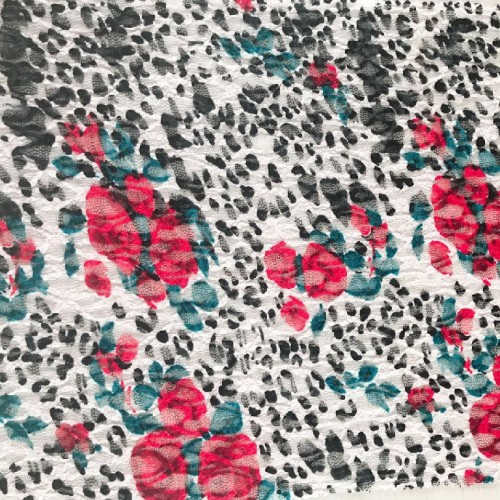 Custom Leopard Print Polyester Spandex Fabric