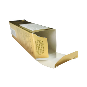 Gold Paper Custom Perfume Cosmetic Paper Box