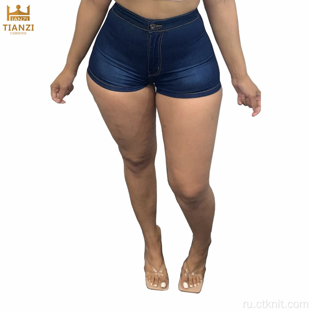 женские джинсовые шорты с заниженной талией