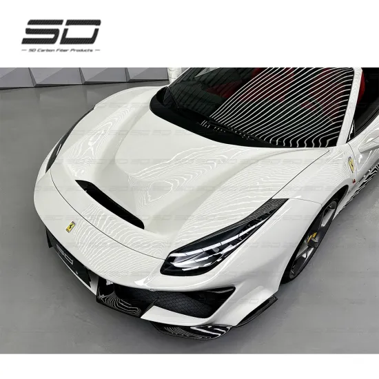 Pista Style Dry Carbon Body Kit Full Set - Front & Rear Bumper & Side Skirts for Ferrari 488 Spider