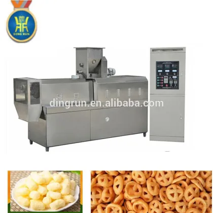 cheese balls and ring snacks extruder machine