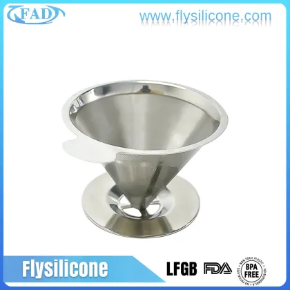 Pour over 304 stainless steel coffee dripper