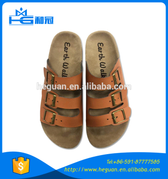 new design pvc slipper pu leather strap pvc sandal