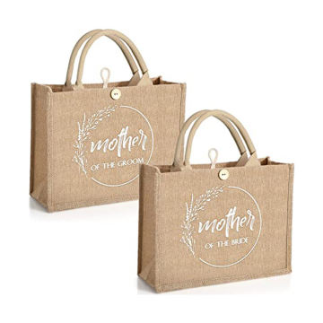 Extra Large Mom Jute Bag Custom Logo